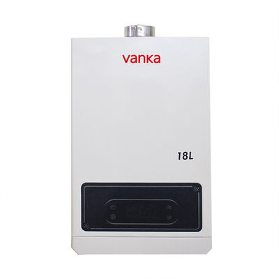 Home Appliance Digital Display 18L Calentador de agua de gas interior