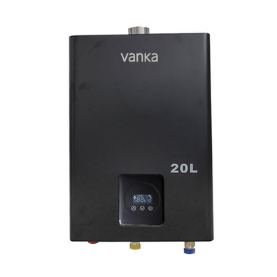 Calentador de agua de gas digital de interior de 20L Temperatura constante Calentador de baño de gas natural