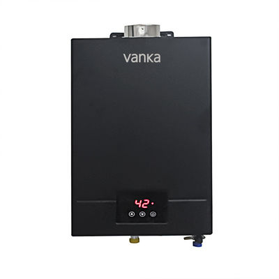 Calentador de agua de gas digital de 12L con control de termostato digital y diseño montado en la pared