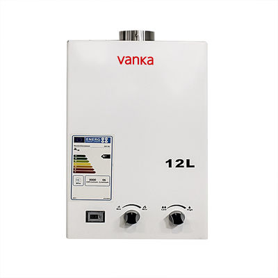 Calentador de agua de gas de escape con ajuste de temperatura digital de alta eficiencia 12L - 24L