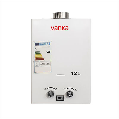 Calentador de agua caliente de gas de alta eficiencia de escape digital con encendido electrónico
