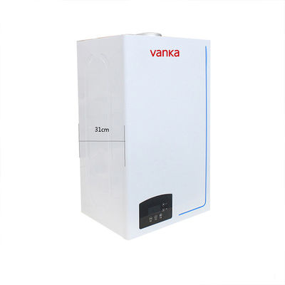Calderas de calefacción de agua de 30kw montadas en la pared Calderas combinadas de gas de propano con radiadores
