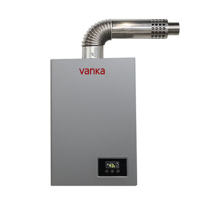 Calentador de agua de gas natural de ventilación directa de gas interior montado en la pared para la cocina del baño