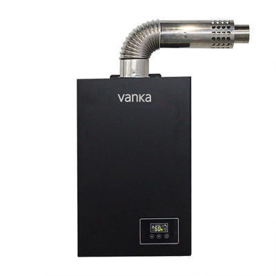 Calentador de agua negro de temperatura constante gas de petróleo instantáneo licuado gas natural baño calentador de agua de gas doméstico