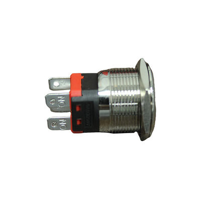 Interruptores de botón de pulso de acero inoxidable