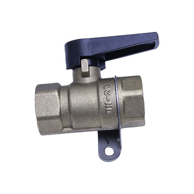 Válvula de bolas de latón de calidad superior para sistemas de gas en componentes de electrodomésticos