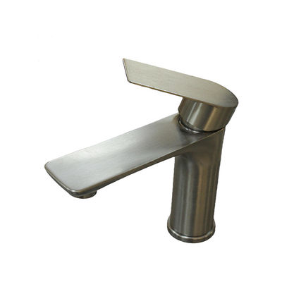 Baño Contenedor Baño Grifón Negro Cascada Mat Grifón Lavabo Un solo mango
