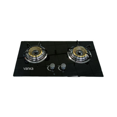 Estufas de gas de vidrio templado de calidad superior gas de gas licuado cocina de gas 2 estantes de horno