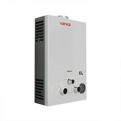 Calentador de agua de gas digital de 6L Sistema de agua caliente portátil bajo demanda