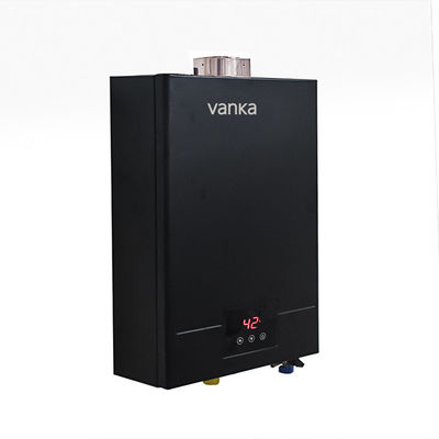 Calentador de agua de gas sin depósito de 12L instalado en la pared Sistema digital controlado por termostato