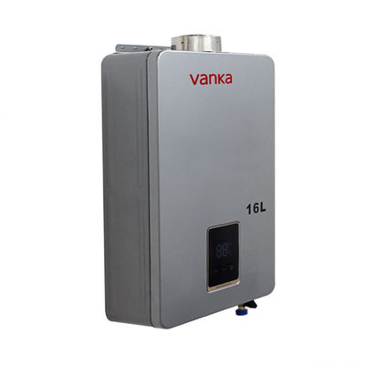 Sistema de temperatura constante de calentador de agua de gas interior con pantalla táctil controlada por termostato
