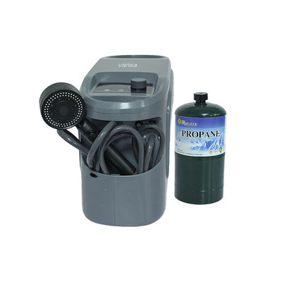 Calentador de agua portátil para campamento de combustión Compacto Calentador de agua exterior de gas licuado de peso ligero