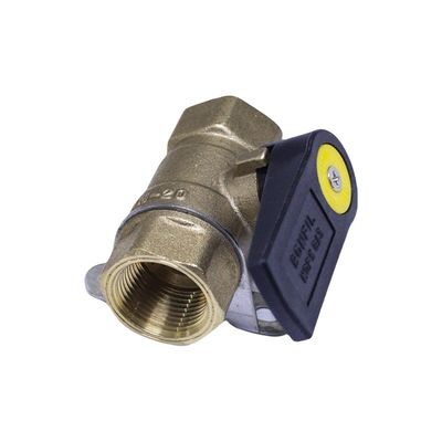 Válvula de bolas de gas de latón duradero para sistemas de electrodomésticos