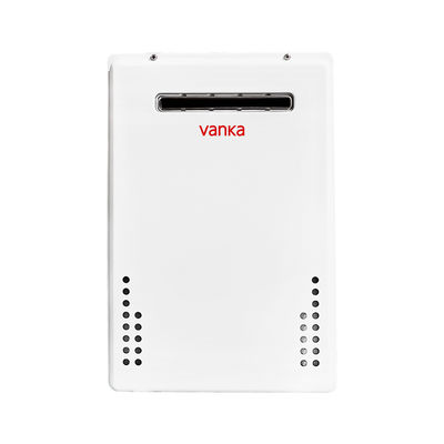 Calentador de agua sin tanque de gas natural/GLP para exteriores 6L-16L montado en la pared