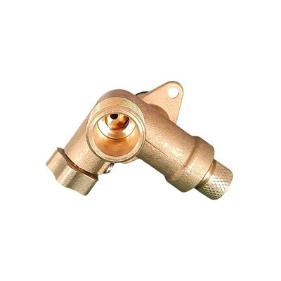 Conector de latón resistente para calentadores de agua a gas sin tanque