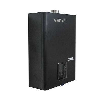 Calentador de gas natural para interiores de 20L, pantalla digital, temperatura constante, seguro, silencioso, para uso en baño