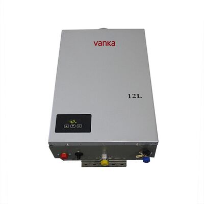 Calentador de agua a gas digital para interiores de 12L, escape forzado, funcionamiento silencioso, ahorro de energía, calentamiento a pedido