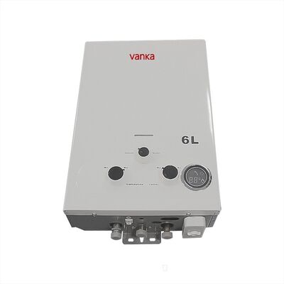 6L calentador de agua de gas comercial Sistema digital portátil duradero bajo la demanda ducha