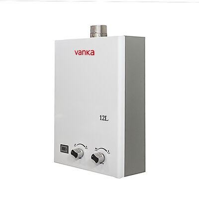 Calentador de gas digital de 12L y 24L, ahorro de energía, escape forzado, funcionamiento silencioso y seguro