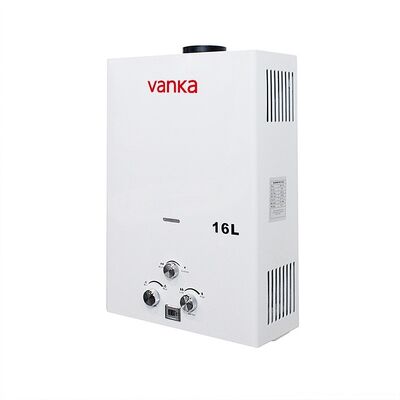 16L de GLP Instantáneo sin tanque Control del mando del calentador de agua Uso doméstico Para el hogar Hoteles Apartamentos y aplicaciones comerciales