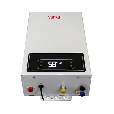 Calentador de agua sin tanque de gas natural compacto electrónico con control digital de temperatura para uso doméstico, hotel, apartamento y comercial