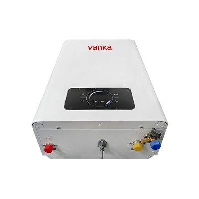 Calentador de agua termostático sin tanque de 12L con tubería de un solo conducto, ahorro de energía, silencioso