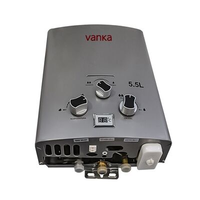 Calentador de agua portátil sin tanque de propano para exteriores, arranque a baja presión, diseño compacto, ligero, fácil operación