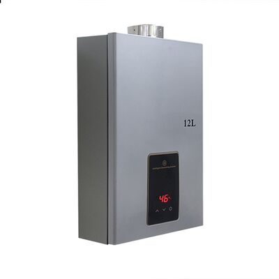 control de temperatura elegante interior instantáneo del calentador de agua de gas 10L-16L 24KW