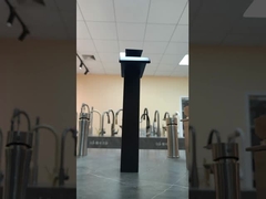 Instalación de cubierta Baño de acero inoxidable Lavadero Garrafa de agua fría y caliente