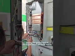 Calentador de agua de gas de interior de 16L totalmente automático de temperatura constante con ventilador inteligente forzado