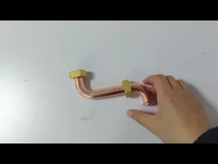 Accesorios de conexión de tuberías de cobre y codos de cobre para calentadores de agua de gas