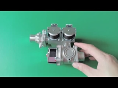 El conjunto de válvulas proporcionales de la caldera