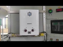 Calentador de agua a gas natural de escape directo para exteriores portátil de 6L con doble perilla