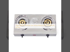 Estufa de gas de sobremesa de triple quemador para cocina comercial de alta resistencia