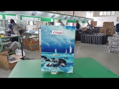 Calentador de agua a gas sin tanque con espejo de vidrio de 10L y intercambiador de calor de cobre