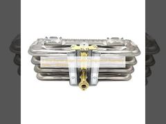 Cuatro filas de combustión del calentador de agua 150mm-1800mm