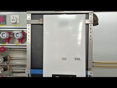 Ver demostración de calentador de agua de chimenea blanco de 10L, ahorro de energía, fácil instalación